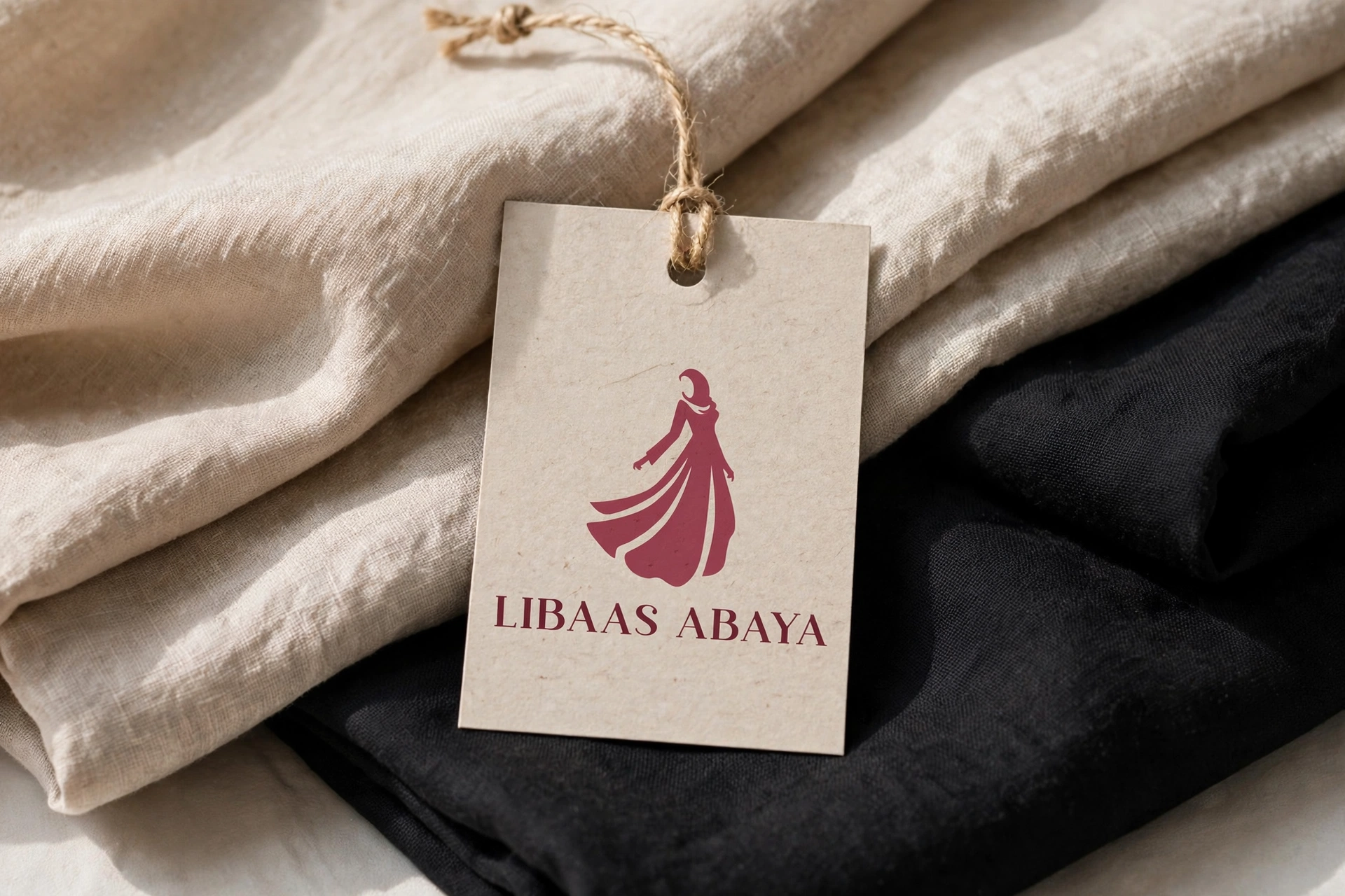 Libaas Abaya brand identity and logo